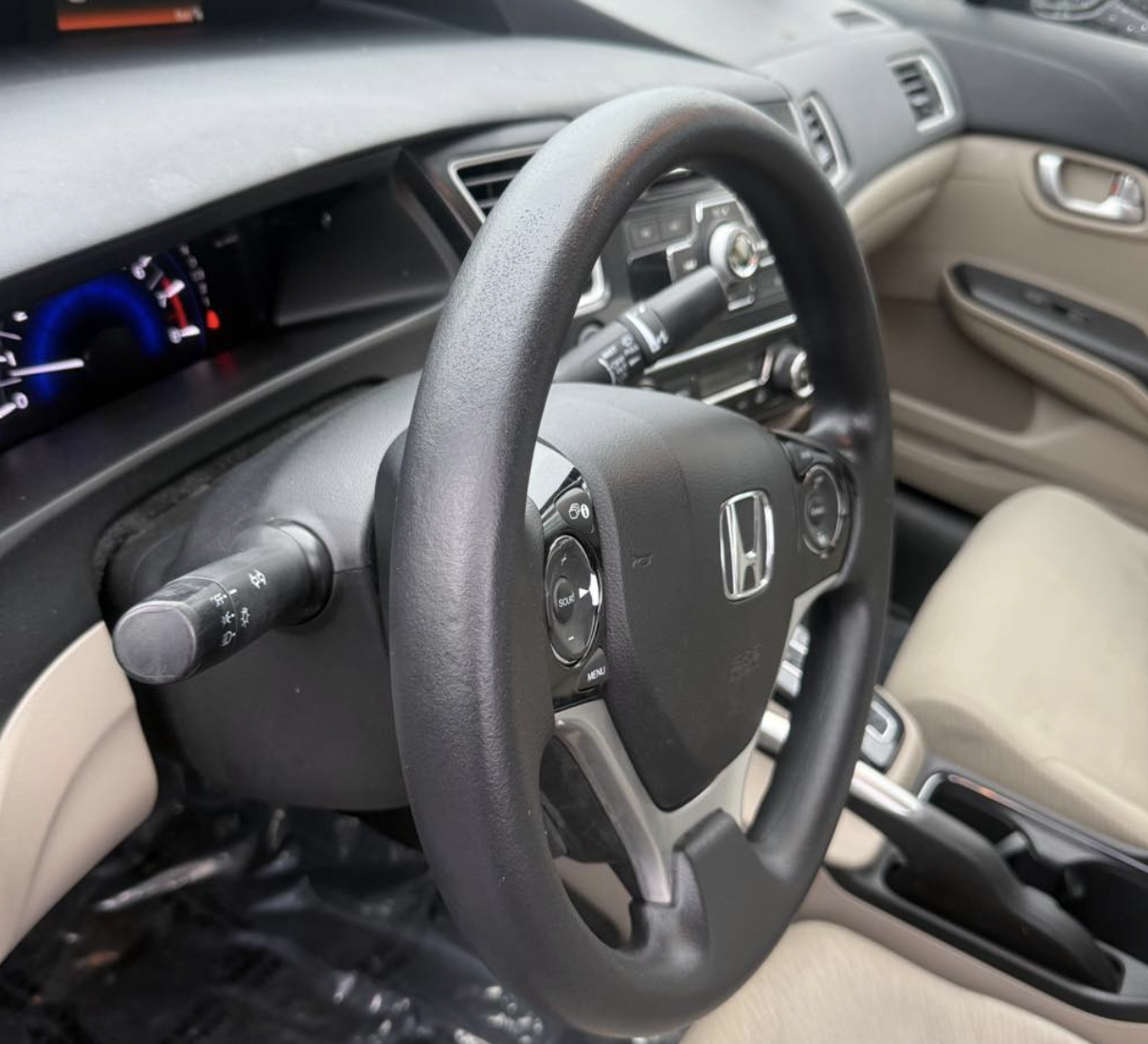 Interior restored after repair