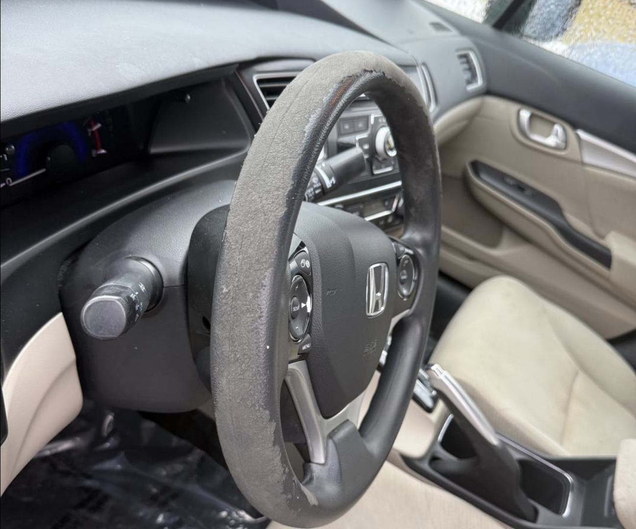 Interior wear before restoration