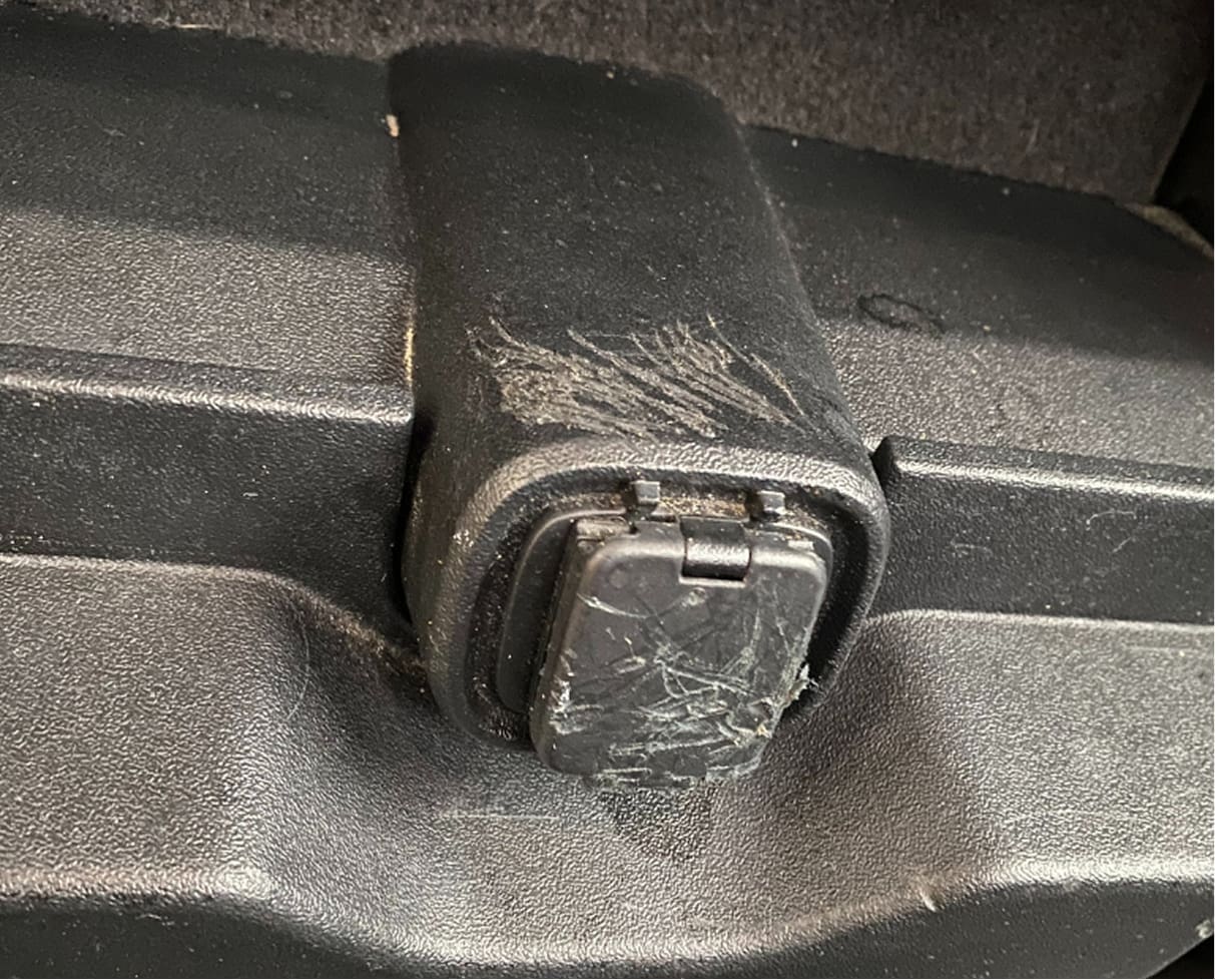 Vehicle damage before cosmetic repair in Philadelphia PA