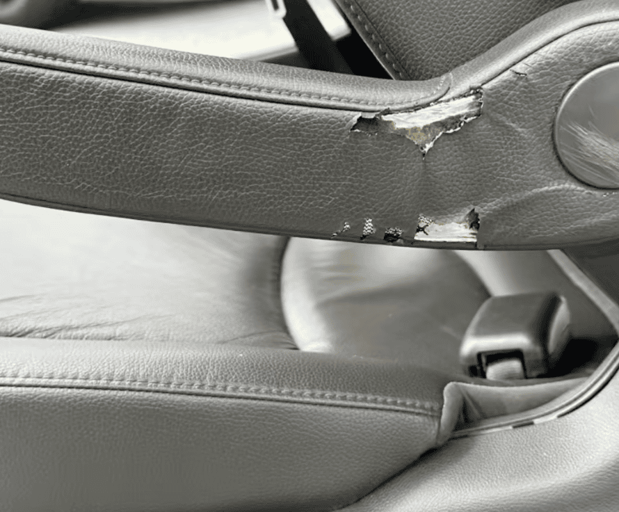 Vehicle cosmetic damage before reconditioning in Winchester VA