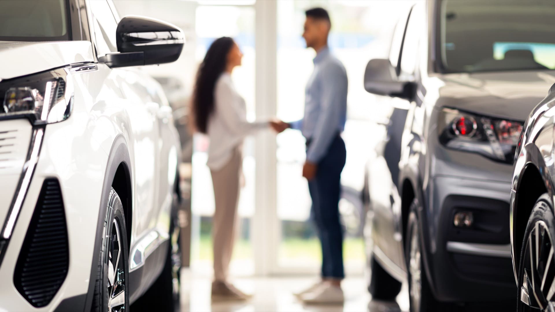 Dealership partner shaking hands with a Dye It Rite representative in Winchester VA