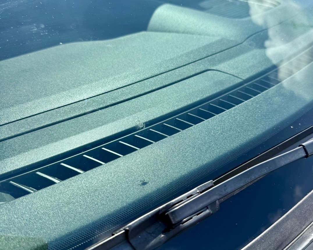 Mobile windshield chip repair on a vehicle in Allentown PA