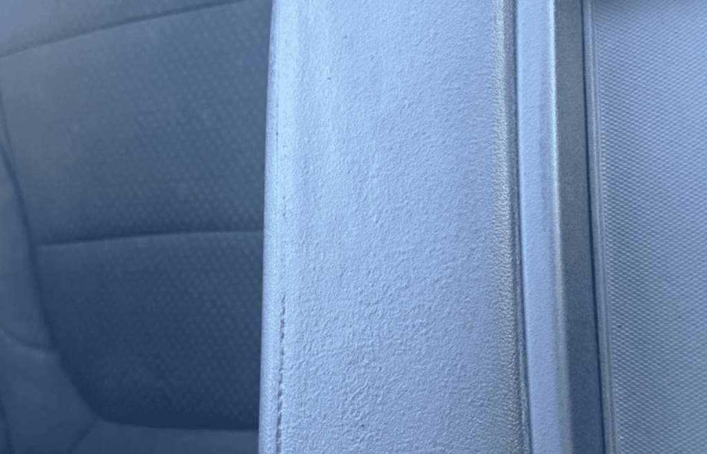 Vinyl car upholstery restored after auto upholstery repair in York PA