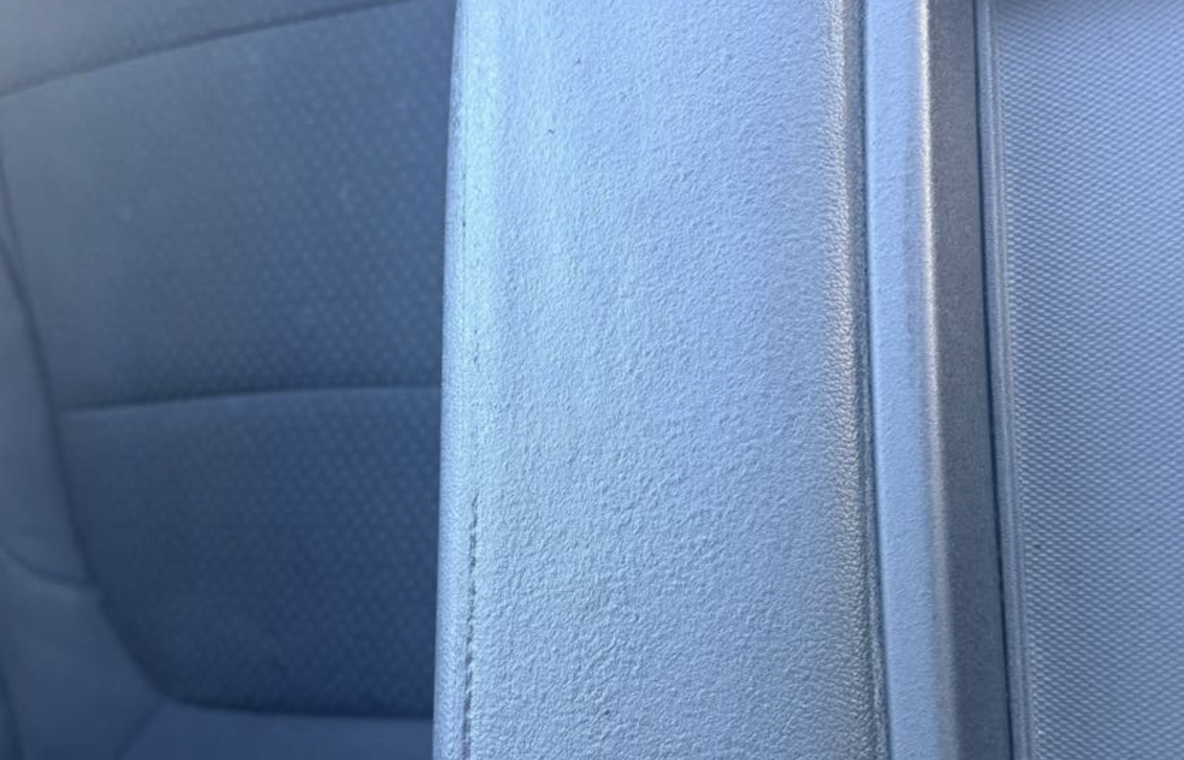 Vinyl car upholstery restored after auto upholstery repair in York PA