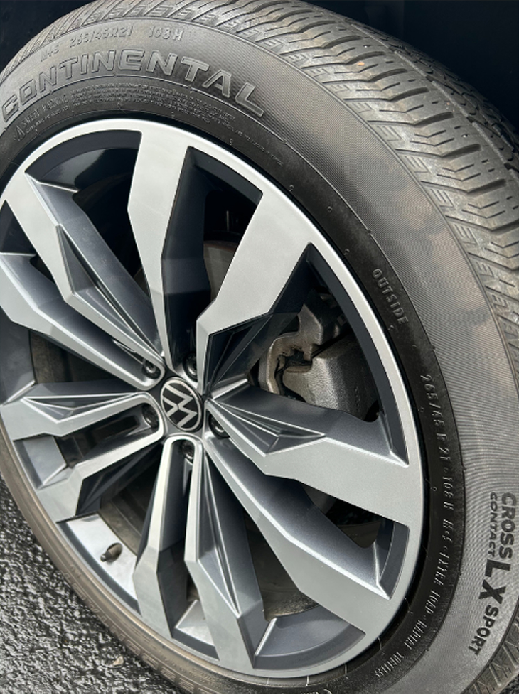 Alloy rim restored after wheel repair in York PA